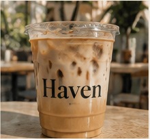 Iced coffee at Haven